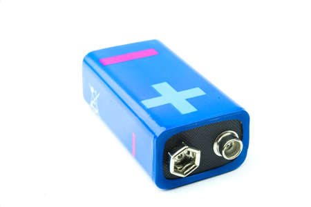 AA Battery on white background