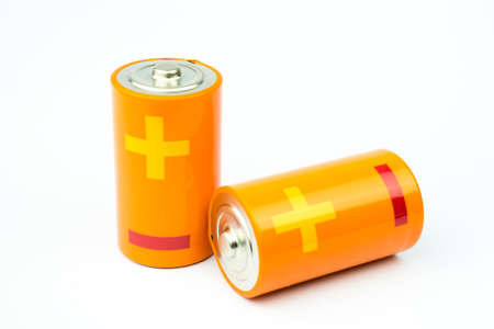 AA Battery on white background