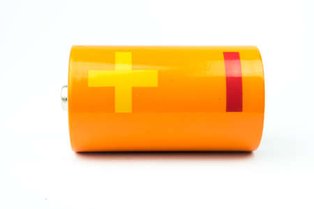 AA Battery on white background