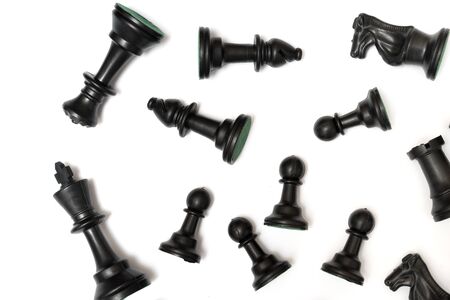 Chess business concept, leader & success