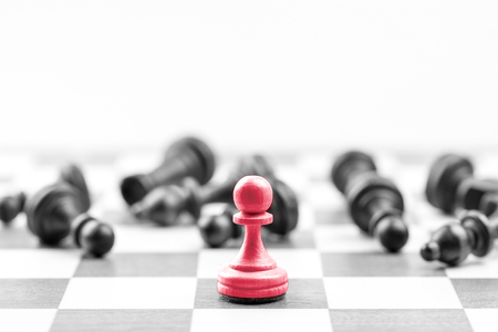 Chess business concept, leader & successの写真素材