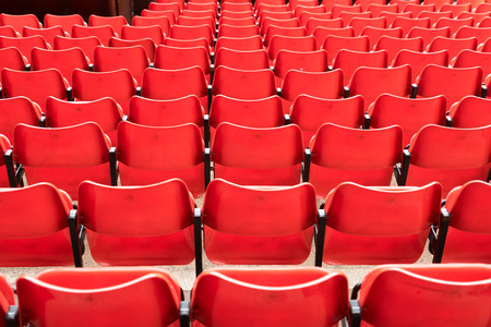 Pattern of Seats at the sport stadiumの写真素材