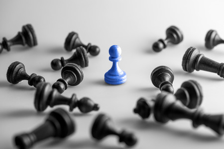 Chess business concept, leader & successの写真素材