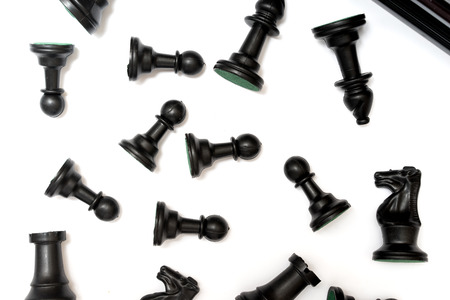 Chess business concept, leader & successの写真素材