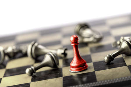 Chess business concept, leader & successの写真素材