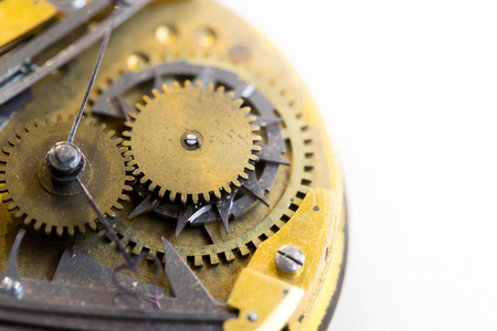 Clock engine, business concept teamwork