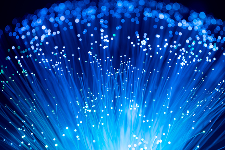 Fiber optics, abstract & blur backgroundの写真素材