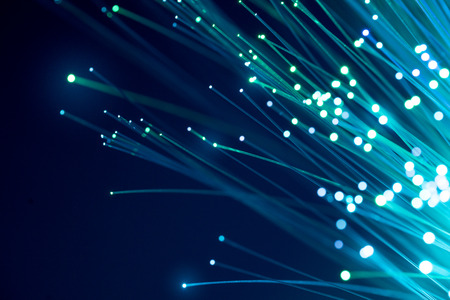 Fiber optics, abstract & blur backgroundの写真素材