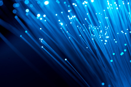 Fiber optics, abstract & blur backgroundの写真素材