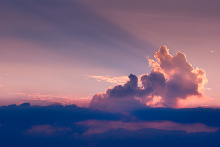 Sunset Sky Background in summer