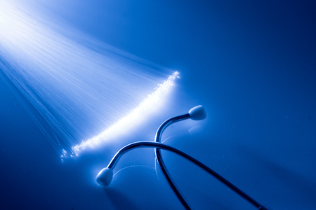 Medical care with technology conceptの写真素材