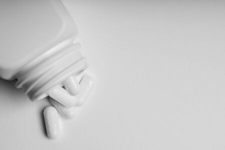 White color medicine for clean conceptの写真素材