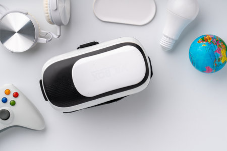 VR virtual reality technology for game on table top view
