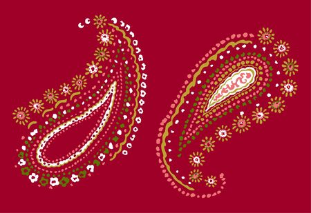 ethnic motifのイラスト素材