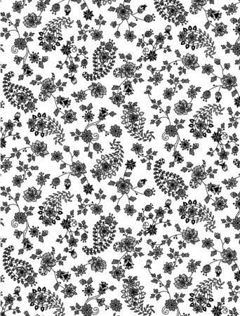 ethnic textileのイラスト素材