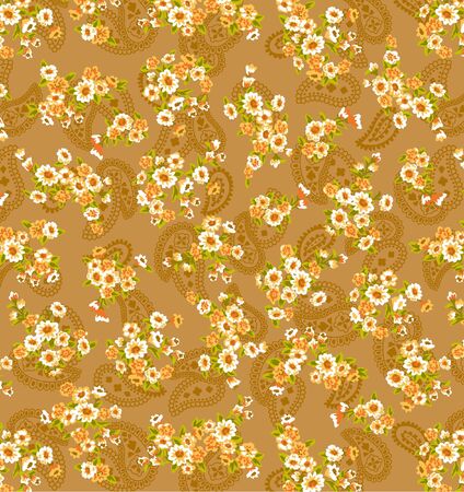 ethnic textileのイラスト素材