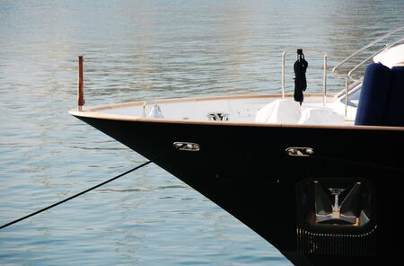 Prow of boatの写真素材