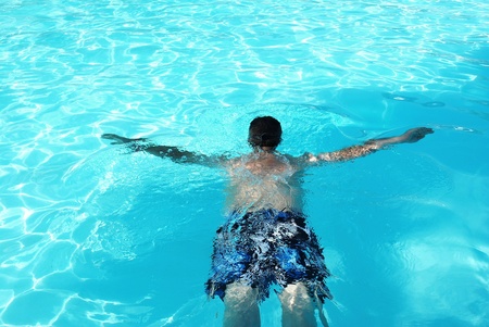 Man divingの写真素材