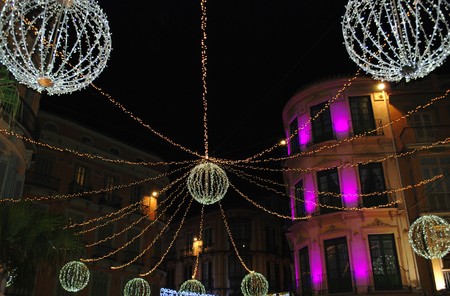 Christmas in Málagaの写真素材