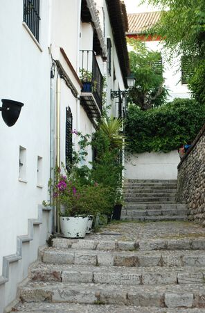 Street Granada in Andalusiaの写真素材