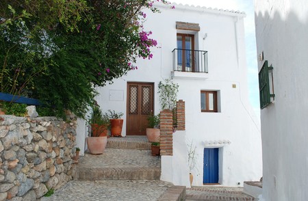 Frigiliana village in Malagaのeditorial素材