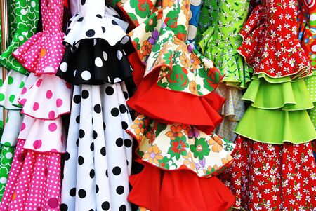 Flamenco dressesの写真素材