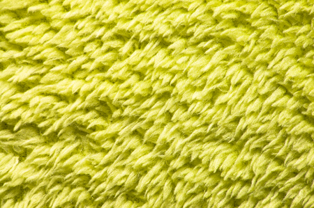 Bright green plush or wool textureの写真素材