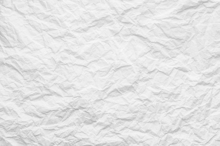 Creased paper texture, white background abstractの写真素材
