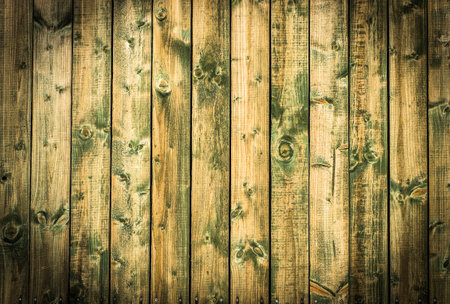 Wood background texture. Old wooden planks texture background with vignette.の写真素材
