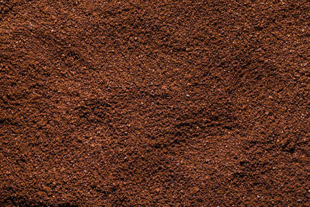 Aromatic powdered coffee texture backgroundの写真素材