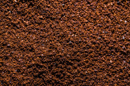Aromatic powdered coffee texture backgroundの写真素材