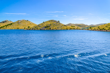Adriatic sea coast of croatian islands.の写真素材