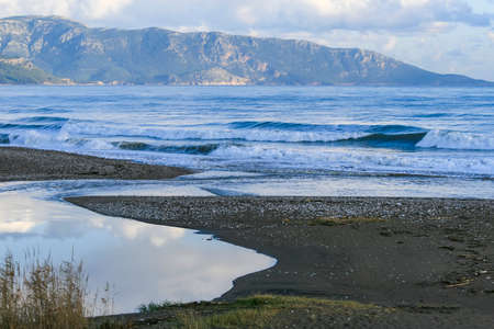 Mountain and sea views in Finike District of Antalya