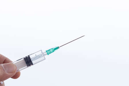 Syringe used for vaccine