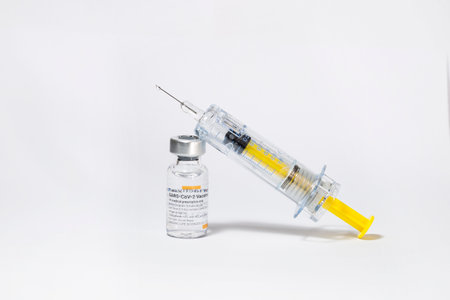 Antalya, TURKEY - January 16, 2020. The Covid-19 original coronavirus vaccine produced by SINOVACのeditorial素材