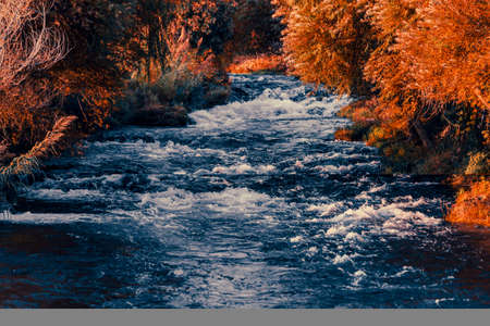 Turkey Canyon, river and autumn landscapes