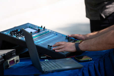 Sound mixer, sound control systems deviceの写真素材