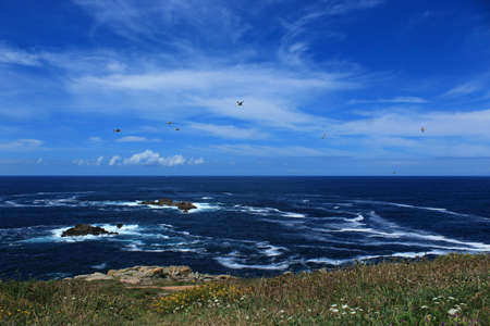 Sea landscape with nuibesの写真素材