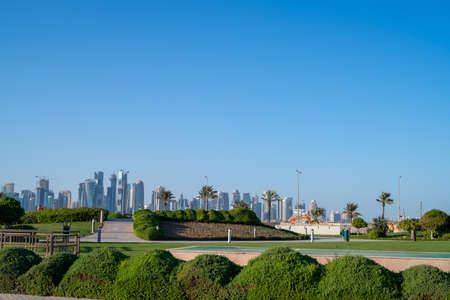 Doha new downtown district West Bay, Qatar