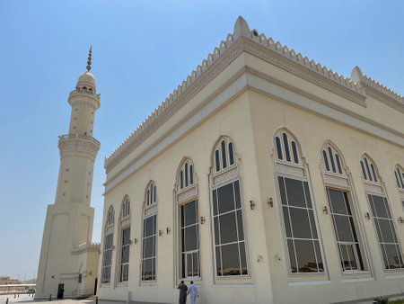 Islamic architecture in Doha, Qatarの写真素材