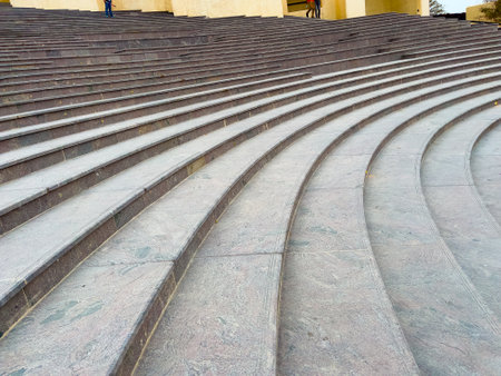 Staircase in the city. Close-up. Background.の写真素材