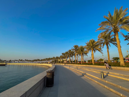 The promenade in Dubai, United Arab Emirates