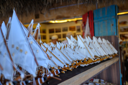 Doha, Qatar - November 29, 2023: Sale of Gulf heritage products at Katara Cultural Village during...
