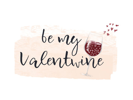 Be my Valentwine greeting cardの写真素材