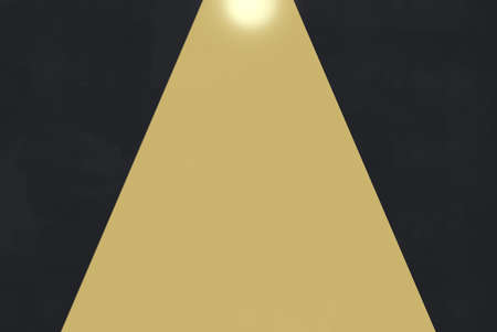 Yellow street light. Wall. Background. Nightの写真素材