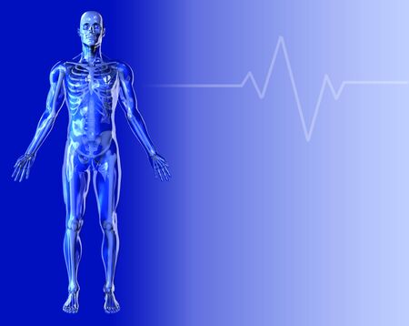 Blue Medical Backgroundの写真素材