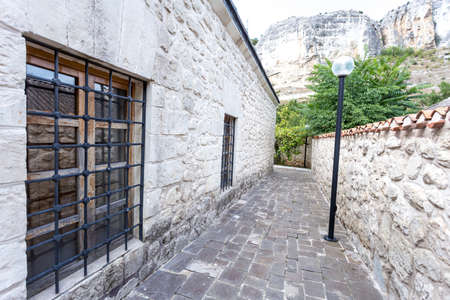 BAKHCHISARAY, CRIMEA - 29.08.2016: streets in Bakhchisarayのeditorial素材