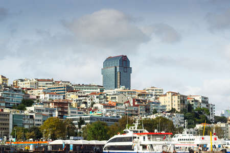 Istanbul, Turkey - October 16, 2015 : Walk along the Bosporusのeditorial素材