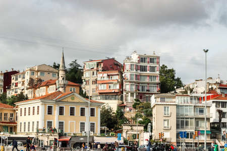 Istanbul, Turkey - October 16, 2015 : Walk along the Bosporusのeditorial素材