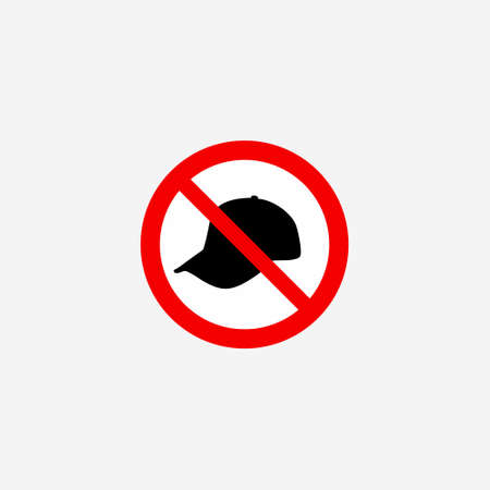 no hat Warning signs